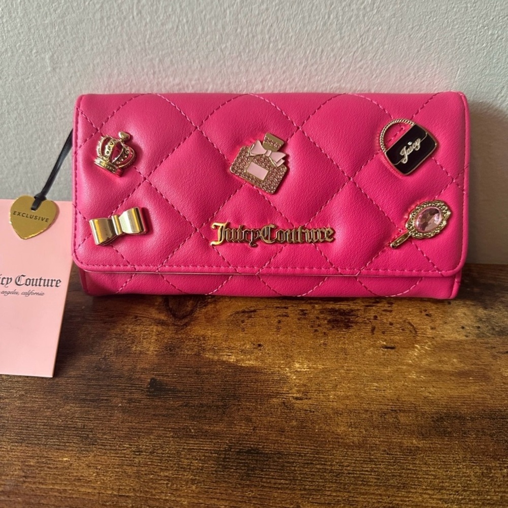 Juicy Couture Juicy Girls Only Slim Flap Clutch Wallet
